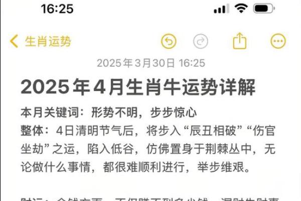 2025年4月26日生肖运势详解