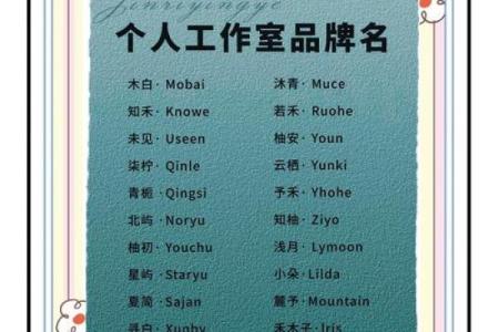 淘宝店名起名大全-姓名学姓名